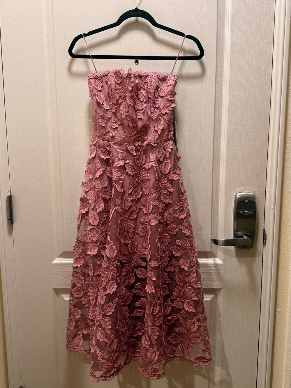 Helsi Florence Strapless Sequin Floral Midi Dress size XS Preloved - Picture 6 of 10